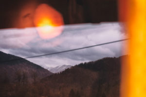 Window, view, Bavaria, Germany, mountains Window, view, Bavaria, Germany, mountains